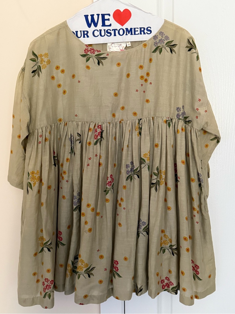 Floral  blouse - perfect fall colors